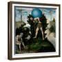 Atlas and Hercules (From the Labours of Hercule)-Lucas Cranach the Elder-Framed Giclee Print