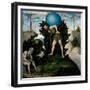 Atlas and Hercules (From the Labours of Hercule)-Lucas Cranach the Elder-Framed Giclee Print