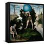 Atlas and Hercules (From the Labours of Hercule)-Lucas Cranach the Elder-Framed Stretched Canvas