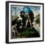 Atlas and Hercules (From the Labours of Hercule)-Lucas Cranach the Elder-Framed Giclee Print