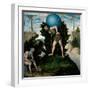 Atlas and Hercules (From the Labours of Hercule)-Lucas Cranach the Elder-Framed Giclee Print