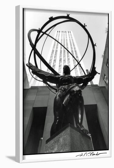 Atlas at Rockefeller Center-Laura Denardo-Framed Art Print