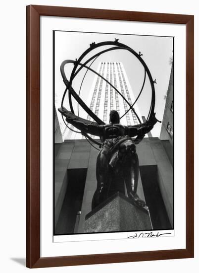 Atlas at Rockefeller Center-Laura Denardo-Framed Art Print