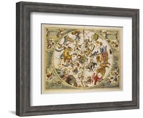 Atlas Coelestis Seu Harmonia Macrocosmica. Engraved Celestial Atlas By Andreas Cellarius-Andreas Cellarius-Framed Giclee Print