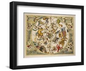 Atlas Coelestis Seu Harmonia Macrocosmica. Engraved Celestial Atlas By Andreas Cellarius-Andreas Cellarius-Framed Giclee Print