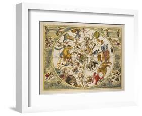 Atlas Coelestis Seu Harmonia Macrocosmica. Engraved Celestial Atlas By Andreas Cellarius-Andreas Cellarius-Framed Giclee Print