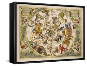 Atlas Coelestis Seu Harmonia Macrocosmica. Engraved Celestial Atlas By Andreas Cellarius-Andreas Cellarius-Framed Stretched Canvas