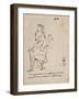 Atlas de Napoléon, caricature-null-Framed Giclee Print