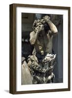 Atlas, Detail from Door of Town Hall on Port-Pierre Puget-Framed Giclee Print