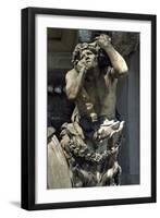 Atlas, Detail from Door of Town Hall on Port-Pierre Puget-Framed Giclee Print