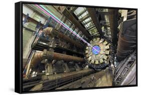 ATLAS Detector, CERN-David Parker-Framed Stretched Canvas