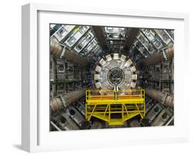 ATLAS Detector, CERN-David Parker-Framed Photographic Print