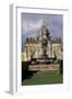 Atlas Fountain with Facade of Castle Howard in Background-John Thomas-Framed Giclee Print