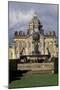 Atlas Fountain with Facade of Castle Howard in Background-John Thomas-Mounted Giclee Print