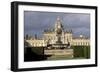 Atlas Fountain with Facade of Castle Howard in the Background-John Thomas-Framed Giclee Print