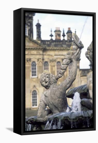 Atlas Fountain-John Thomas-Framed Stretched Canvas