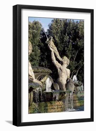 Atlas Fountain-John Thomas-Framed Giclee Print