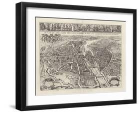 Atlas général de la ville, des faubourgs et des monuments de Paris-Melchior Tavernier-Framed Giclee Print