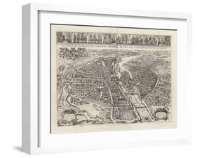 Atlas général de la ville, des faubourgs et des monuments de Paris-Melchior Tavernier-Framed Giclee Print