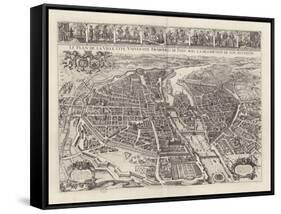 Atlas général de la ville, des faubourgs et des monuments de Paris-Melchior Tavernier-Framed Stretched Canvas