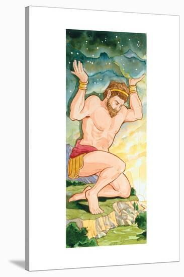 Atlas, Greek Mythology-Encyclopaedia Britannica-Stretched Canvas