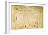 Atlas of Charles V, Map of Mecia De Viladestes, a Portulan of Europe and North Africa, 1413-null-Framed Giclee Print
