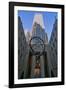 Atlas Statue holding the world at Rockefeller Center, New York City, New York-null-Framed Photographic Print