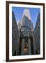 Atlas Statue holding the world at Rockefeller Center, New York City, New York-null-Framed Premium Photographic Print