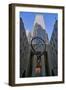 Atlas Statue holding the world at Rockefeller Center, New York City, New York-null-Framed Photographic Print