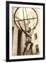 Atlas Statue, Rockefeller Center, New York City-null-Framed Art Print