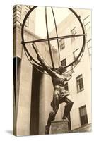 Atlas Statue, Rockefeller Center, New York City-null-Stretched Canvas