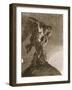 Atlas Supports the Heavens on His Shoulders, 1731-Bernard Picart-Framed Giclee Print