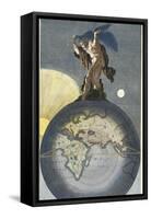 Atlas-Justus Danckerts-Framed Stretched Canvas