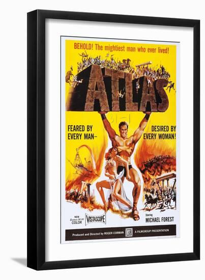 Atlas-null-Framed Art Print