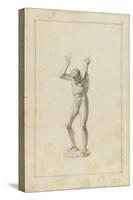 Atlas-Jean-Baptiste Joseph Wicar-Stretched Canvas