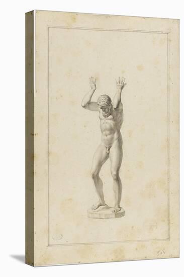 Atlas-Jean-Baptiste Joseph Wicar-Stretched Canvas