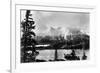 Atlin, British Columbia - Arlin Mountains and Lake-Lantern Press-Framed Premium Giclee Print