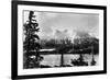 Atlin, British Columbia - Arlin Mountains and Lake-Lantern Press-Framed Premium Giclee Print