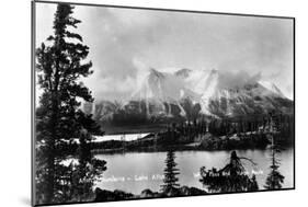 Atlin, British Columbia - Arlin Mountains and Lake-Lantern Press-Mounted Art Print