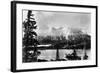 Atlin, British Columbia - Arlin Mountains and Lake-Lantern Press-Framed Art Print