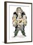 Atmospheric Diving Suit-HR-FM-Framed Art Print