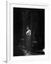 Atmospheric of Parisienne Prostitute Standing Near Doorway on Street-Alfred Eisenstaedt-Framed Photographic Print
