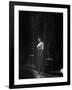 Atmospheric of Parisienne Prostitute Standing Near Doorway on Street-Alfred Eisenstaedt-Framed Photographic Print