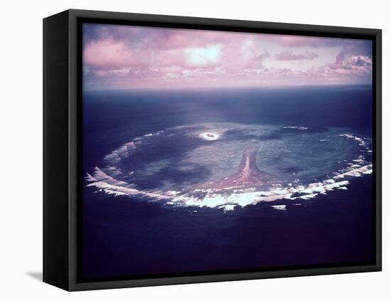 Atoll in the Capricorn Group, Great Barrier Reef-Fritz Goro-Framed Stretched Canvas