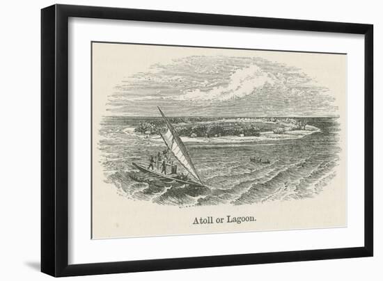 Atoll or Lagoon-null-Framed Giclee Print