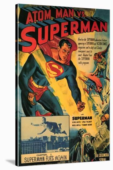 Atom Man Vs. Superman, 1948-null-Stretched Canvas