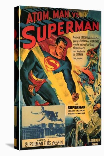 Atom Man Vs. Superman, 1948-null-Stretched Canvas