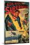 Atom Man Vs. Superman, 1948-null-Mounted Art Print
