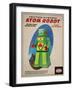 Atom Robot-Mark Rogan-Framed Art Print