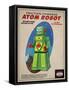 Atom Robot-Mark Rogan-Framed Stretched Canvas